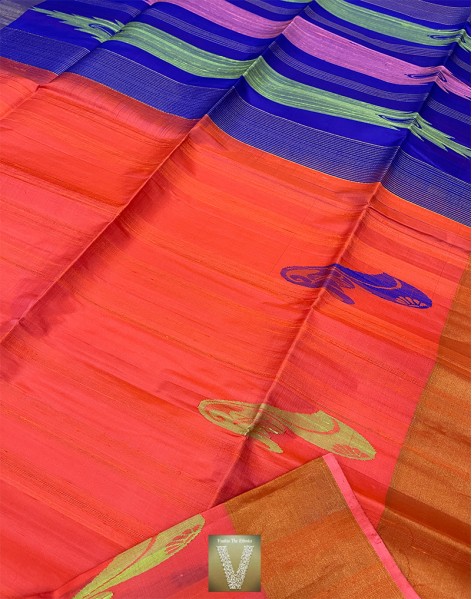 Jute silk saree -VJSS-2040