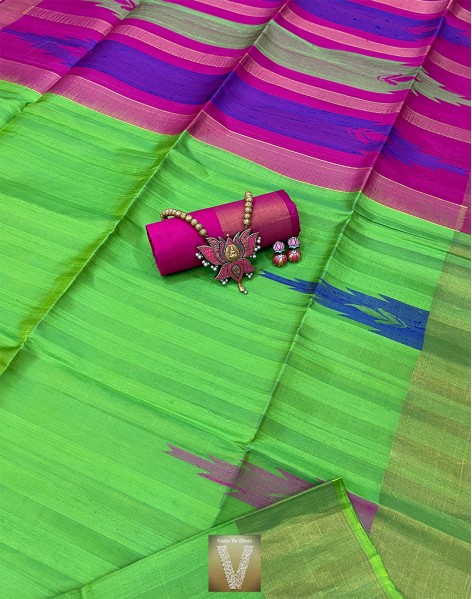 Jute silk saree -VJSS-2041