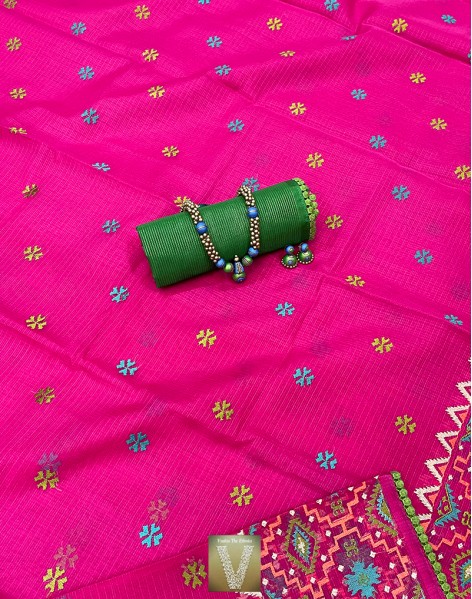 Kota silk cotton saree -VKTC-2006