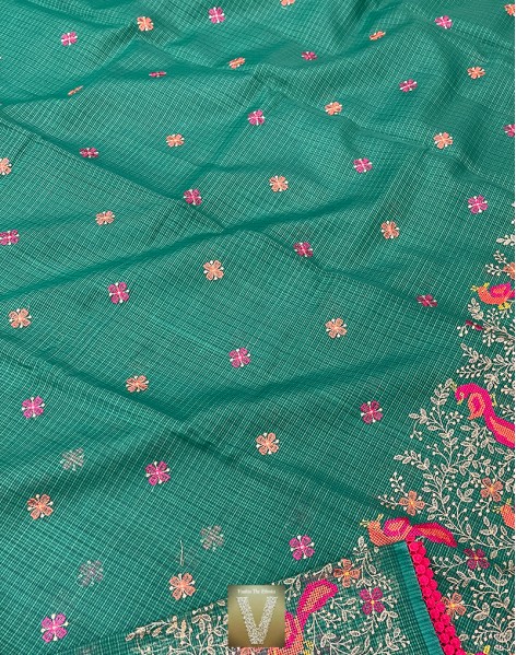 Kota silk cotton saree -VKTC-2008