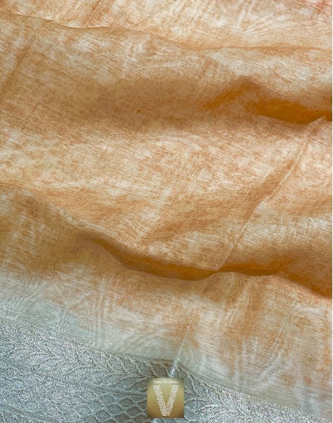 Linen silk saree-VLNS-1397