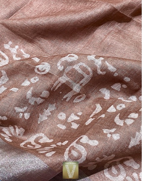 Linen saree-VLNS-1621
