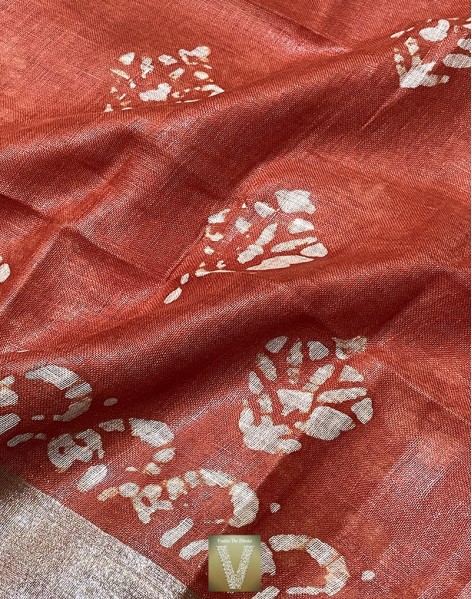 Linen saree-VLNS-1625