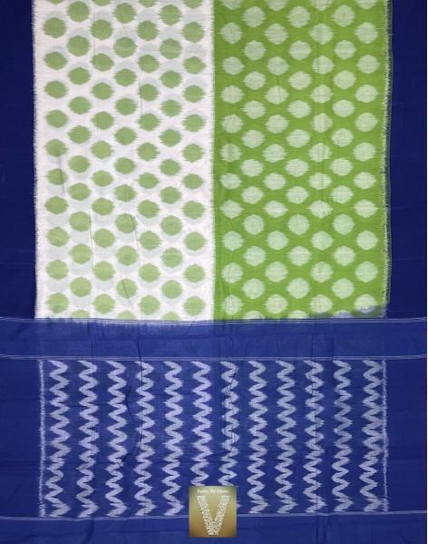 Double ikkat cotton saree-VMIS-1919