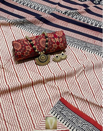 Mul cotton saree-VMLS-1735