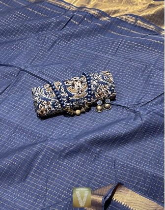 Mangalgiri cotton saree-VMNG-1793