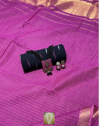Mangalgiri cotton saree-VMNG-1797