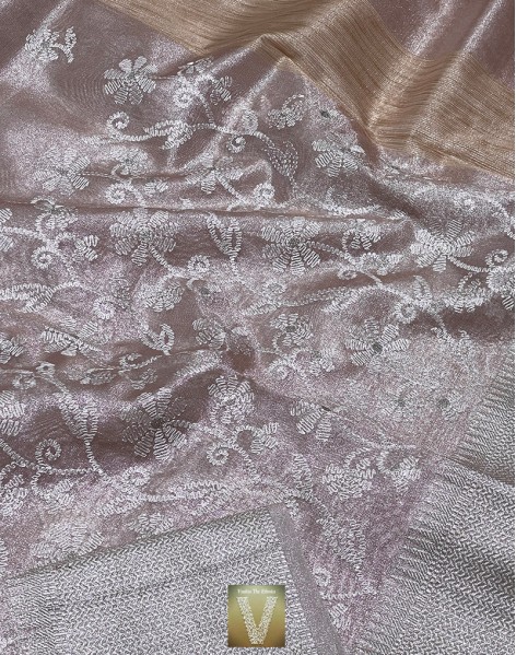 Organza silk sarees-VOGS-1707