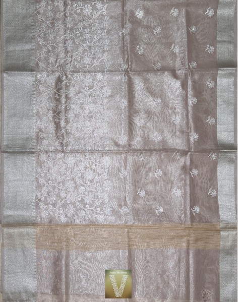 Organza silk sarees-VOGS-1707