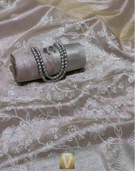 Organza silk sarees-VOGS-1707