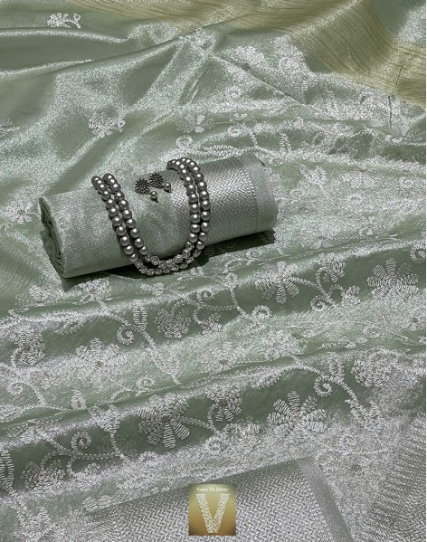 Organza silk sarees-VOGS-1710