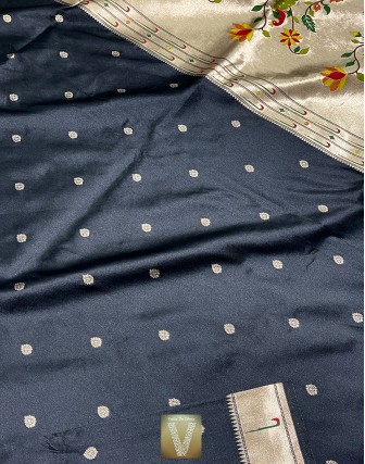 Paithani soft silk sarees-VPAI-1913