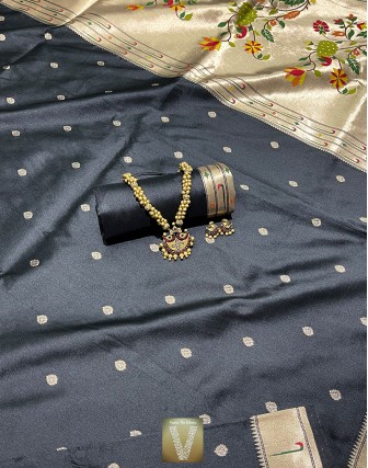 Paithani soft silk sarees-VPAI-1913